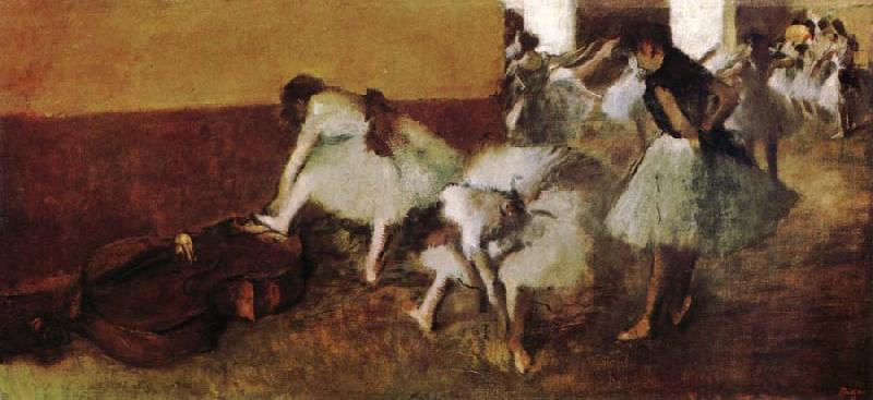 Edgar Degas A picture of Russian dance Sweden oil painting art